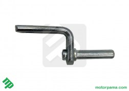 Perno cerniera  per rimorchio carrello con sponda in alluminio